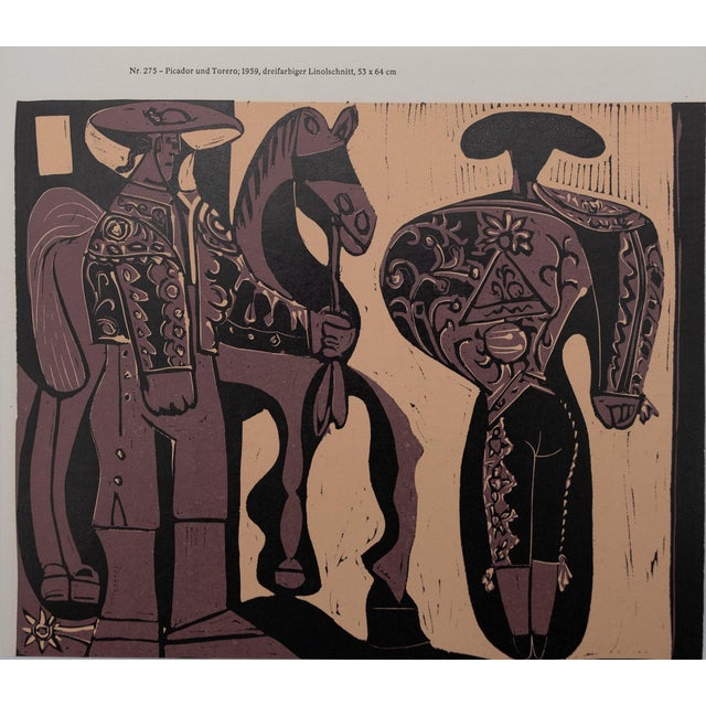 Pablo Picasso, Picador and Bullfighter, Etching For Sale