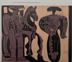 Pablo Picasso, Picador and Bullfighter, Etching