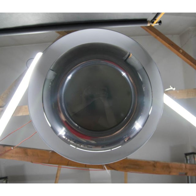 White Large Bauhaus Pendant Light attributed to Ias, 1920s For Sale - Image 8 of 15