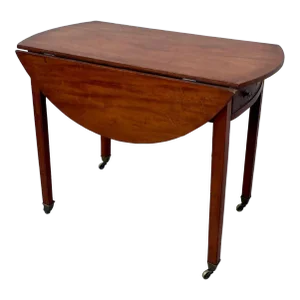 English Early 19th Century Mahogany Pembroke Table.