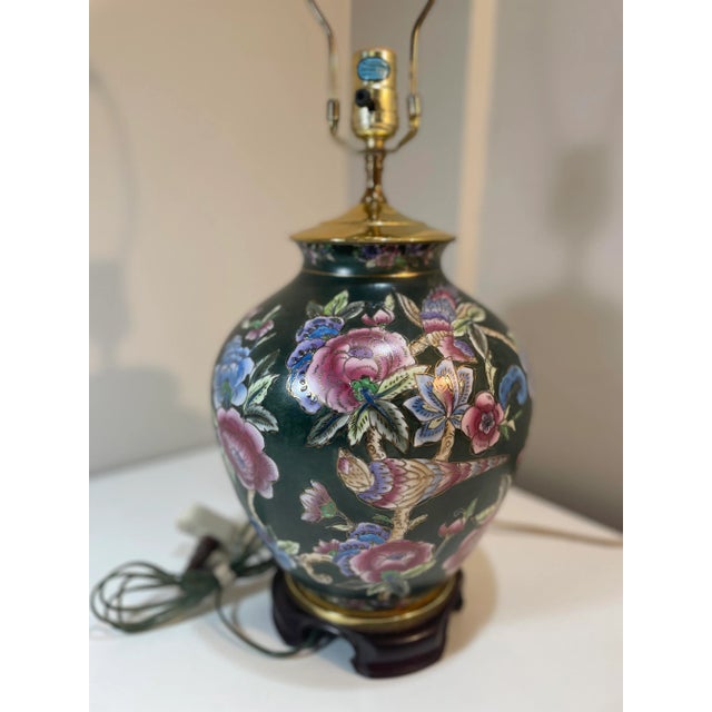 Vintage Ginger Jar Table Lamp For Sale - Image 4 of 7