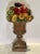 Heavy cast fruit arrangement sits atop a classic urn. Very charming and would look great anywhere in your home. I have to...