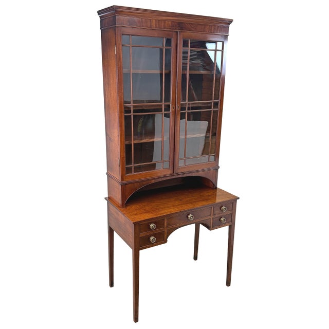 Antique Georgian Mahogany Display Cabinet, 1790 For Sale - Image 11 of 18