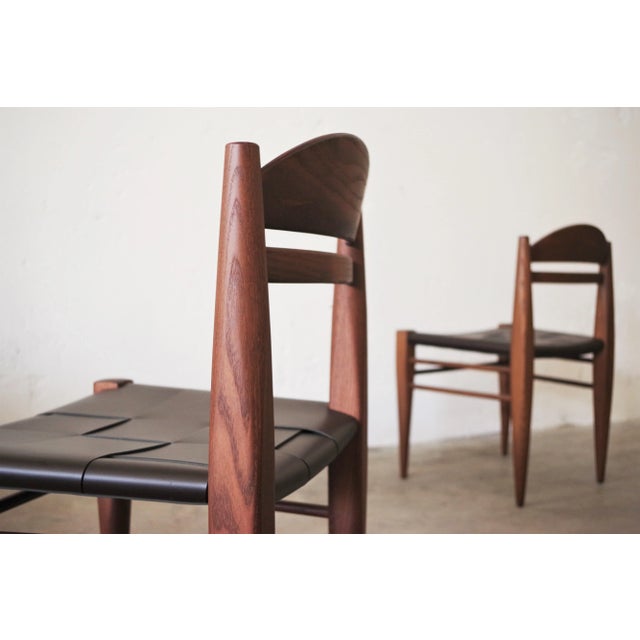 Brown Dining Chairs from Biliani, 2000s, Set of 2 For Sale - Image 8 of 13