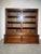 Brown Teak Sliding Door Display Cabinet For Sale - Image 8 of 10
