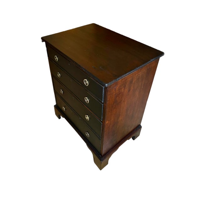 18th C. Georgian Chest as Bar Cabinet For Sale - Image 4 of 12