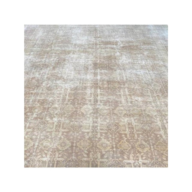 1970s Old Persian Tabriz Area Rug 10 X 13 For Sale In Dallas - Image 6 of 7