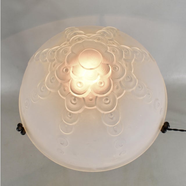 French Art Deco Lamp by A. Calmels & Muller Freres - 1920s France For Sale - Image 6 of 12