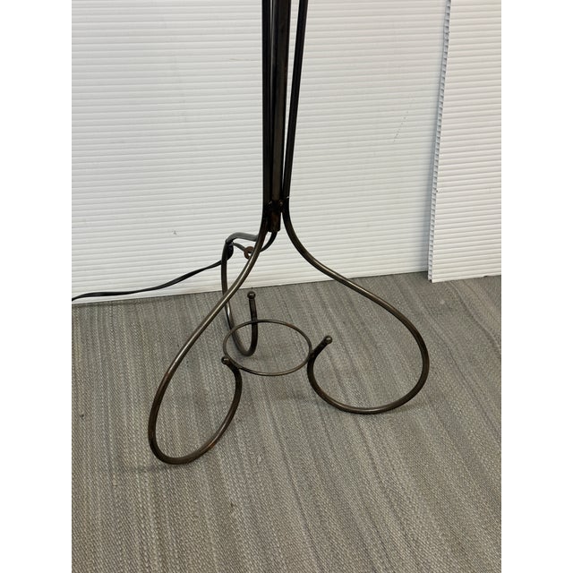 Iron Scroll Floor Lamp For Sale - Image 9 of 12