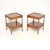 Vintage Georgian Style Inlaid Side Tables, 1950, Set of 2 For Sale - Image 3 of 13