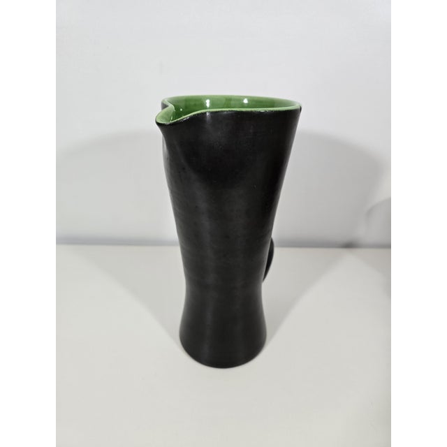 Pol Chambost Ceramic Model 860 Pitcher and Tumblers by Pol Chambost, France, 1950s, Set of 7 For Sale - Image 4 of 17