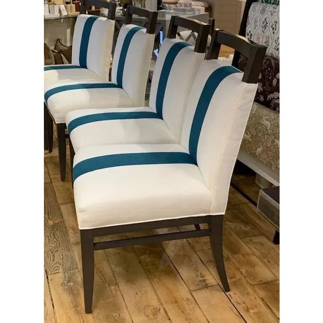 Contemporary Design Master Claremont Dining Chairs - Set of 4 For Sale - Image 3 of 11