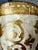 Vintage Italian Florentine Waste Basket, Bin in Antique White and Gold in the Hollywood Regency Style For Sale - Image 4 of 12
