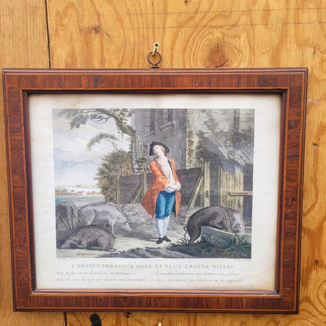 The Prodigal Son, 1800s, Paper, Set of 6 For Sale - Image 12 of 18