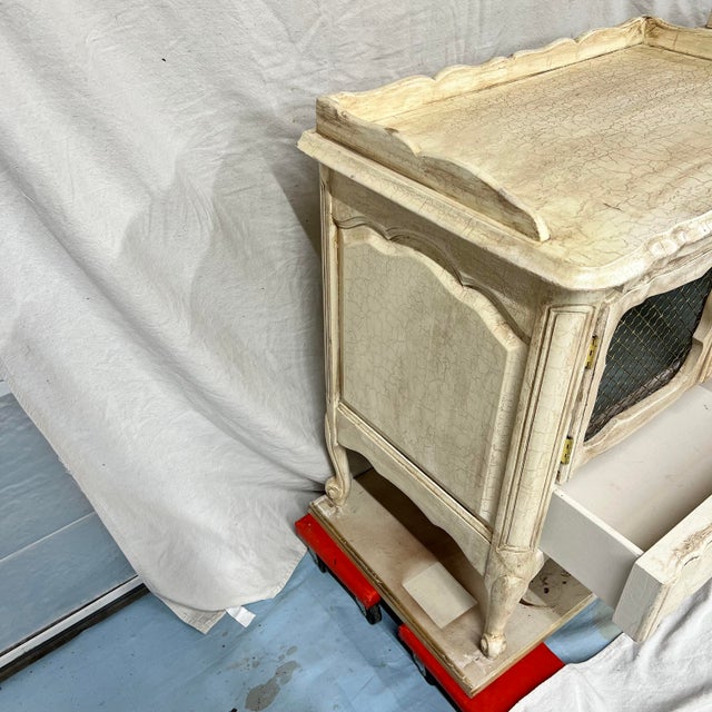 Mid Century Hand Painted French Provincial Nightstands a Pair Chairish