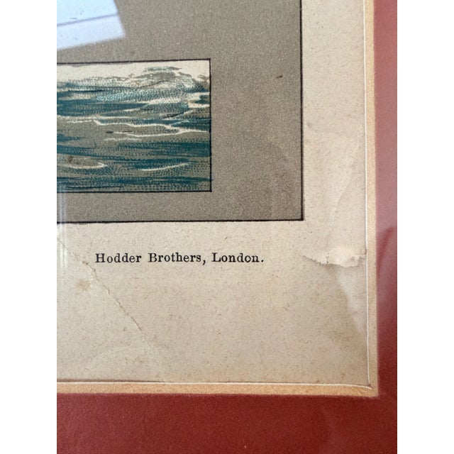 Blue Marine Designs and Sketches by Professor C. Grethe – 19th-Century German Maritime Lithograph For Sale - Image 8 of 12