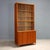 Vintage Bookcase in Larch Veneer and Brass, 1960s For Sale - Image 11 of 11