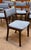 Cornflower Blue Set of Ten Danish Modern Mahogany Framed Dining Chairs by Andels-Möbel-Magasinet, Denmark c.1960 For Sale - Image 8 of 11