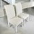 6 White Upholstered High Back Parsons Dining Chairs For Sale - Image 13 of 17