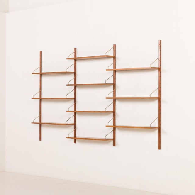 Mid-Century Danish Teak Shelving Unit, 1960s For Sale - Image 4 of 13