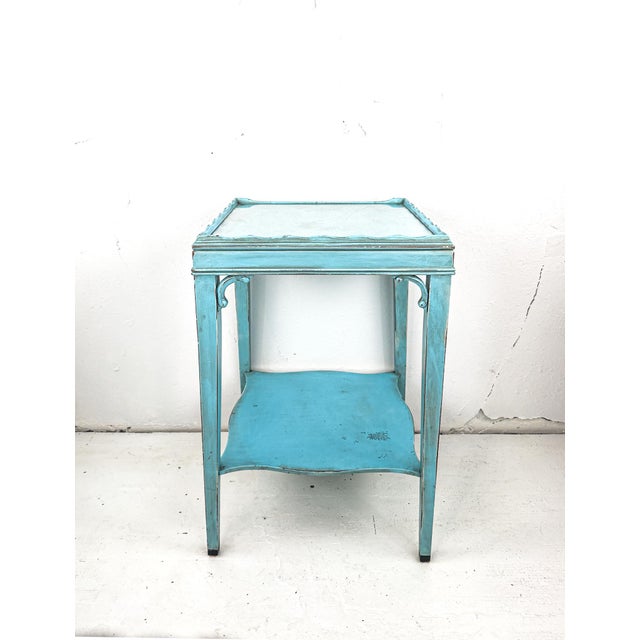Vintage Refurbished Side Table For Sale - Image 4 of 15