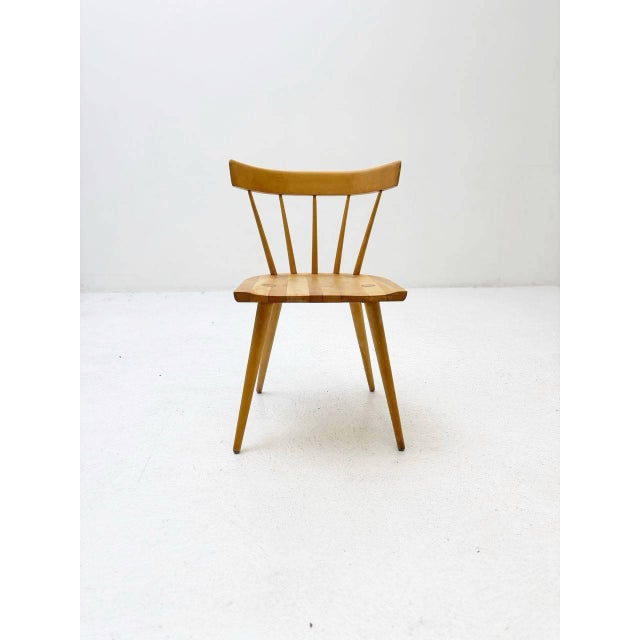 Brown Spindle Chairs by Paul McCobb for Planner Group, 1920s, Set of 4 For Sale - Image 8 of 13