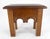 Heavy Solid Mahogany Custom Wood Milling Arts & Crafts 1970s Side End Table MINT For Sale - Image 11 of 16