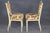19th C Pair Louis XVI Style Paint Decorated French Side Chairs For Sale - Image 4 of 12