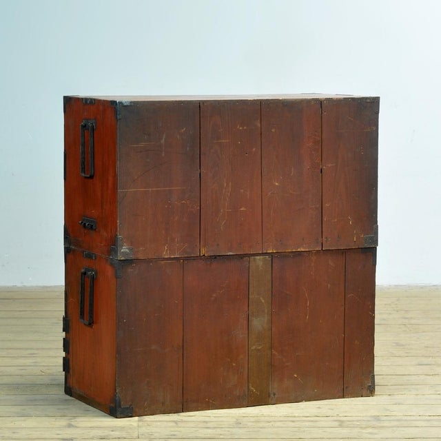 Japanese Tansu Chest of Drawers, 1870s For Sale - Image 15 of 16