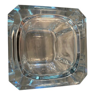 1960s Alessandro Albrizzi Mid-Century Modern Lucite Faceted Ice Bucket For Sale