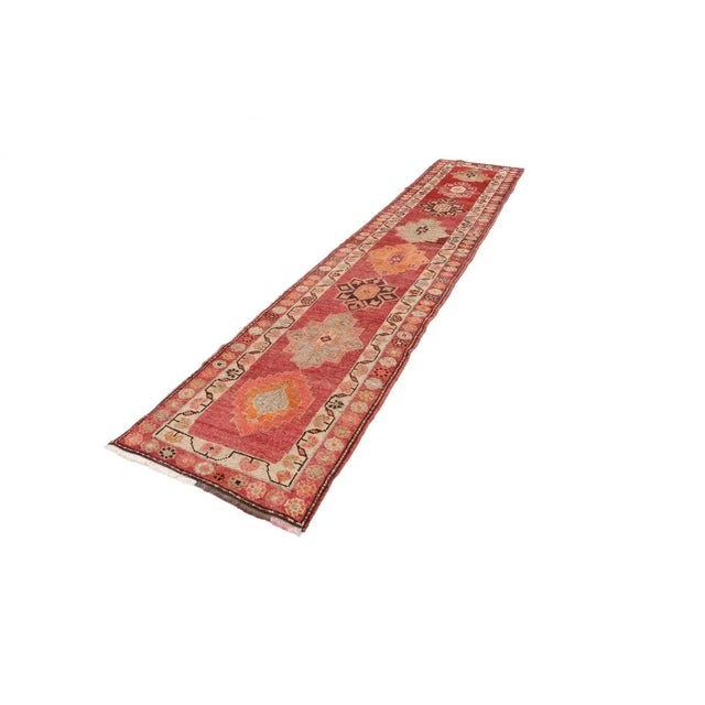Mid-Century Modern Mid 20th Century Vintage Runner For Sale - Image 3 of 7