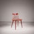 Red Vintage Scandinavian Red Chairs from Hagafors, Set of 4 For Sale - Image 8 of 13
