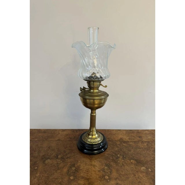 PAntique Edwardian Oil Lamp, 1900 For Sale - Image 6 of 6