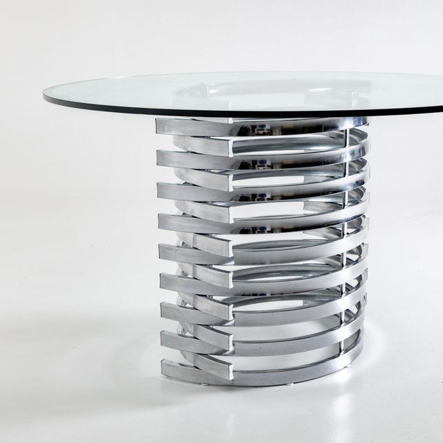 Dining Table in the style of Renato Zevi, Italy, 1980s For Sale - Image 3 of 9