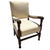 Traditional Pair of 1950s Mediterranean Style Carved Walnut Lion Paw Armchairs For Sale - Image 3 of 9