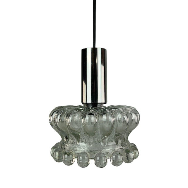 Mid-Century Space Age Hanging Lamp in Bubble Glass, 1970s For Sale - Image 16 of 16