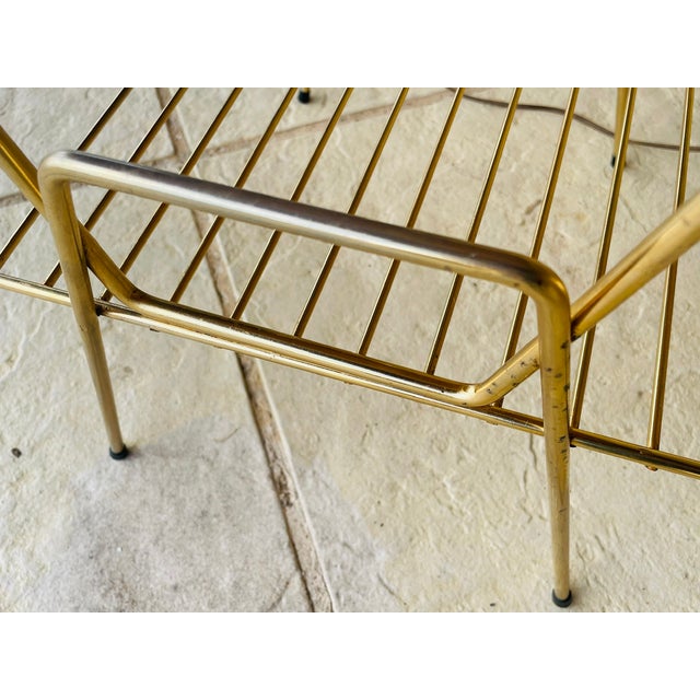Mid-Century Floor Lamp with Integrated Side Table, 1960s For Sale - Image 11 of 18