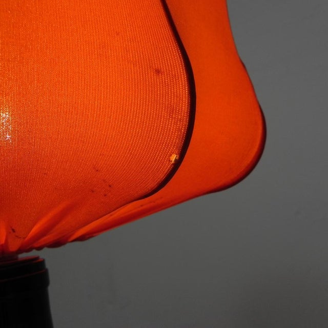 Wine Bottle Table Lamp with Fabric Shade, 1970s For Sale - Image 11 of 17