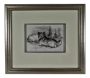 Margaret Sweet Johnson, The Elkbound Lay Down Beside the Bandle, Circa 1930
