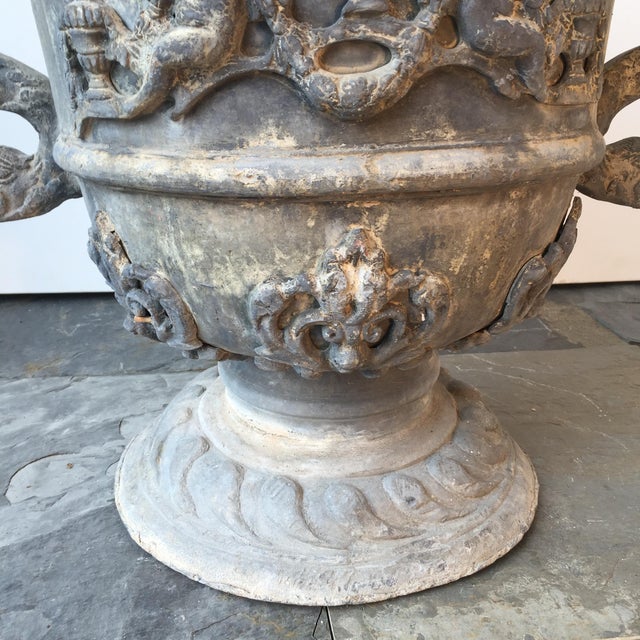 Antique English Lead Urn Chairish