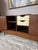 1950s 1950s American of Martinsville "Dania" Walnut Modular Bench and Cabinet Attachment by Merton Gershun For Sale - Image 5 of 12