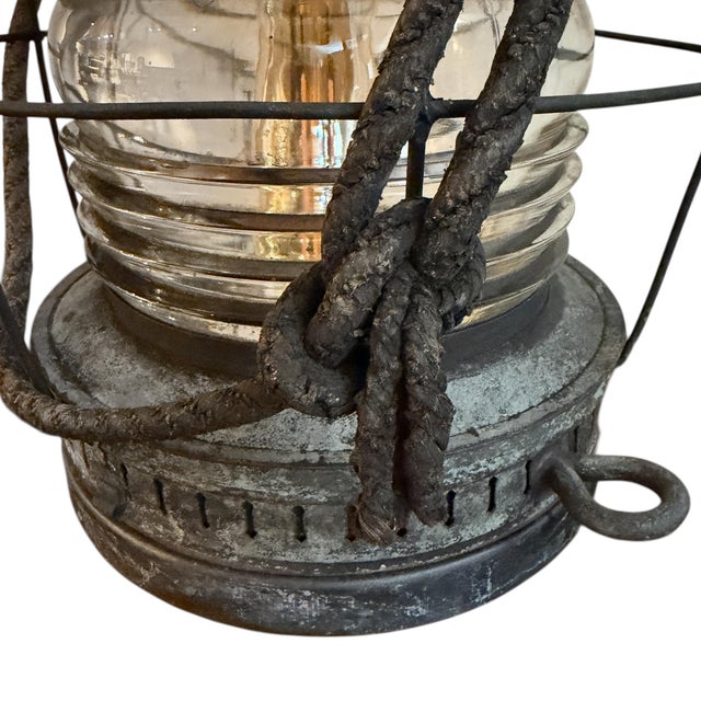 19th Century American Ship's Lantern by Frank Morrison Company For Sale - Image 11 of 13