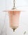 Ceiling Lamp in Glass in Powder Pink Color, 1950s For Sale - Image 6 of 6