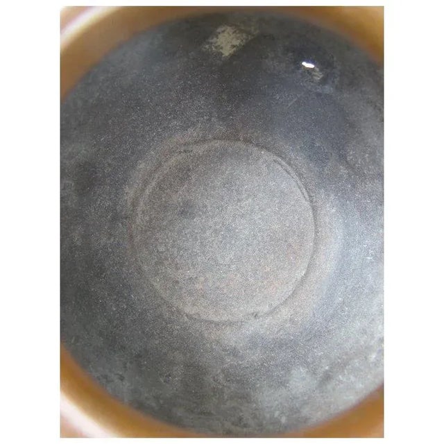 1950s Bronze Cachepots With Flower And Bird Decoration - A Pair For Sale In Denver - Image 6 of 9