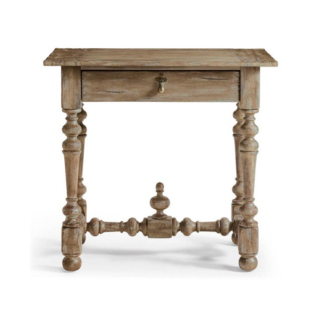 Pair of European Farmhouse Turned Leg Nightstands For Sale - Image 9 of 15