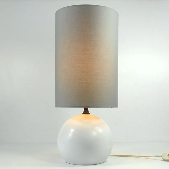 French Metal Ball Table Lamp, 1980s For Sale - Image 6 of 7
