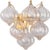 Julie Neill for Visual Comfort Signature Caselli 15" Sconce in Hand-Rubbed Antique Brass with Gold Fleck Glass For Sale