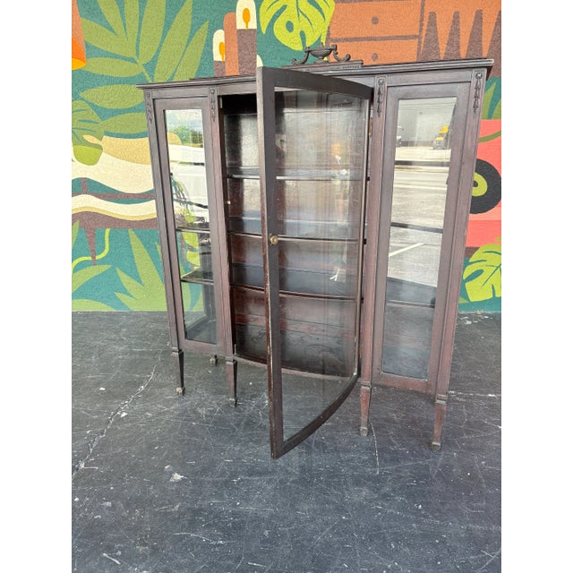 Antique Federal Display Cabinet For Sale In Tampa - Image 6 of 12