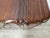 Brown Art Deco Walnut Chest of Drawers with 4 Drawers and Brass Handles, 1940s For Sale - Image 8 of 18