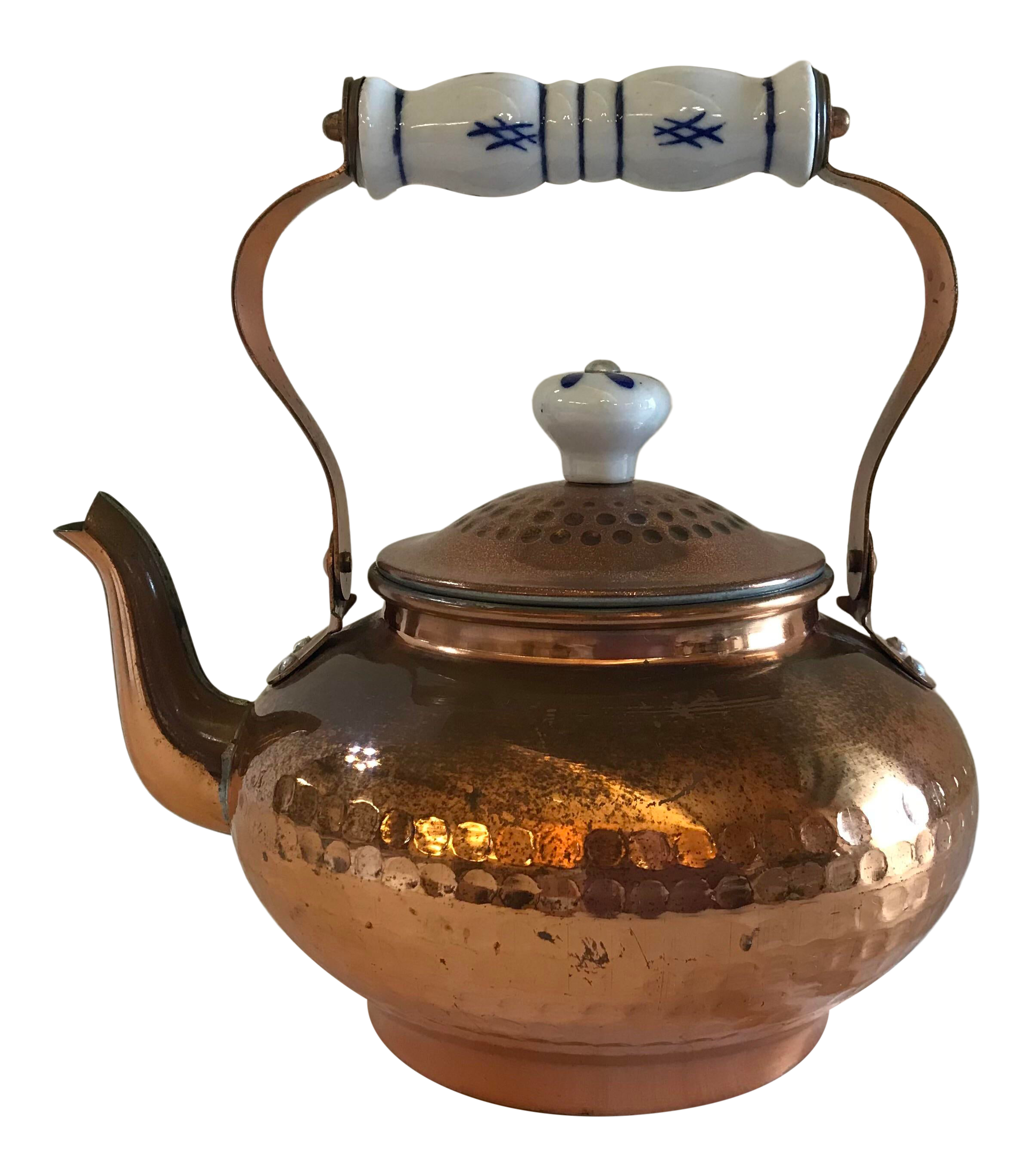 Home Appliances Home Living Vintage Solid Copper Teapot Antique Copper Tea Pot Large Moroccan Kettle Hazaz Freres Fez